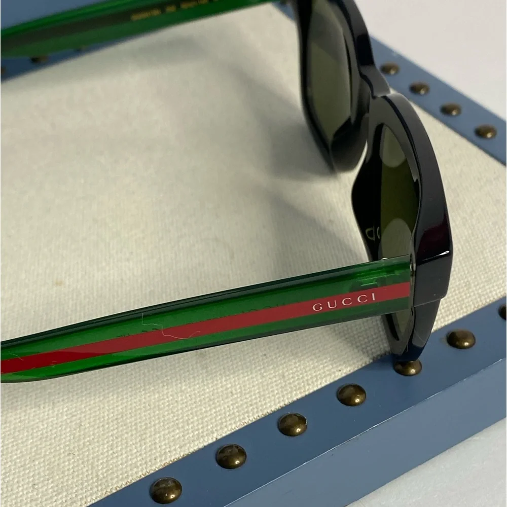 New - GUCCI MEN'S GG0057SKN 56MM SUNGLASSES